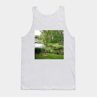 Pleasant Woodland Scene Tank Top